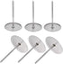 6Pcs Cake Flower Nail Trays Holder Stainless Steel Cake Decorating Supplies Flower Lifters for Icing Flowers Decoration Cake Baking DIY Tools, 2 S...