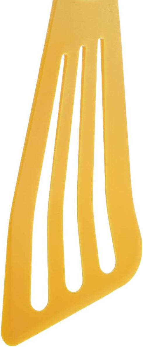 Mercer Culinary Hell's Tools Hi-Heat Slotted Spatula, 12 Inch x 3.5 Inch, Yellow...