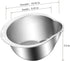 Rice Washer Strainer Bowl - 4-in-1 Washing Bowl for Quinoa, Stainless Steel Rinser With Side Drainers Small Colander for Cleaning Fruits, Vegetabl...