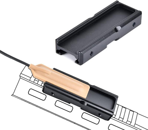 PEQ15 Red Green Laser Picatinny Rail Switch Mount CD Light Control System for Streamlight ProTac Switch AR...