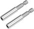 uxcell 2 Pcs 1/4 Inch Hex Shank by 2.36 Inch Magnetic Bit Holder Extension, Quick Release Screwdriver Drill Bit Power Tool...