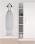 Pmsanzay Ironing Board Hanger Wall Mount Ironing Board Holder Organizer Wall Rack Iron Board Caddy, Adjustable Rack Great for Laundry Rooms Storag...