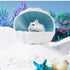 AnRui Cute Aquarium Decorations Ceramic Conch Shell-Shaped House Thematic Betta Fish Tank Accessory Decor Ornament Hideout Cave for Fish Playing o...