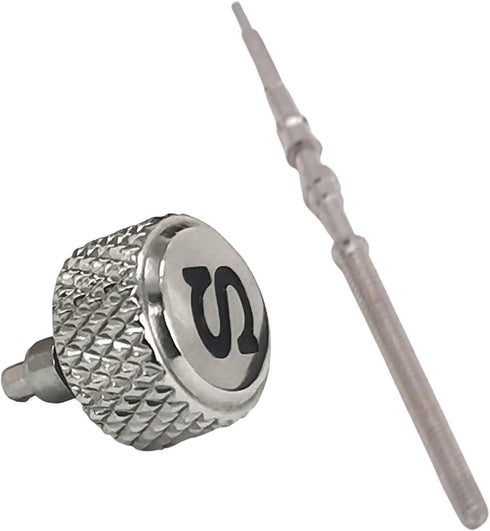 LICHIFIT Stainless Steel Watch Crown with Watch Stem for NH35 NH36 4R35 4R36 7S26 Watch Modification Part...