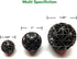 J-star 100pcs 0.62-Inch Aquarium Bio Balls Filter Media, Aquarium Fish Tank Filter Media, Pond Media Filter Balls with Media Bags...