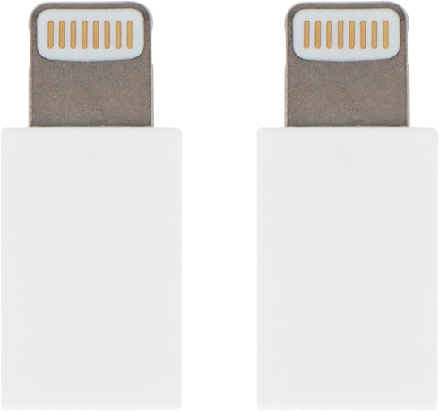 VisionTek Micro USB to Lightning Adapter – 2 Pack – MFi Certified Adapter for iPhone, Ipad, iPod and AirPods. Compatible with iPhone 12/12 Pro/12 ...