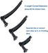 3-in-1 Curved Arced Extension Arms in Different Lengths(7.5/13.5/19.5cm) Compatible for Gopro Series, SJCAMs, Geekpro and Other Action Cams ect....