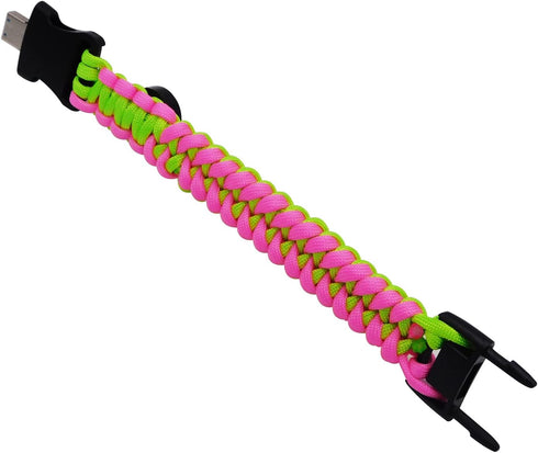Bracelet USB Flash Drives Thumb Drive pendrives for Travel Companion and Outdoor Sports Lovers (32GB Pink-Yellow)...