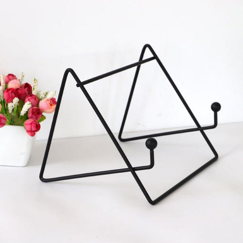 Metal Kitchen Cookbook Stand, Recipe Book Holder, Tablet Holder, Cookery Book Easel, Magazine Holder for Kitchen Counter and Table Black...