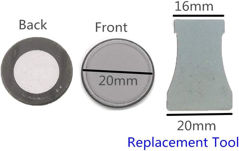 HRTSELEC 12 PCS 20MM Ceramics Discs Ultrasonic Mist Maker Fogger Replacement Disk for Humidifier...
