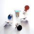 21 Enamel Metal Round Pacifier Clips/Garment Suspender Clips Baby Pacifier Clips for Making DIY Craft Supplies for Dummy Soother Bib Toy Holder Cl...