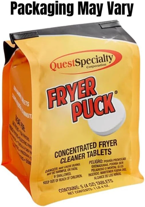 Fryer Puck 401304001 4oz Deep Fryer Cleaner Tablets (5 Tabs/Box)...
