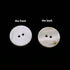 Leekayer 22 Pieces Genuine White Mother of Pearl Blazer Buttons Suit Buttons Set 20mm 15mm Natural White MOP Shell Buttons Bulk for Men (White MOP...