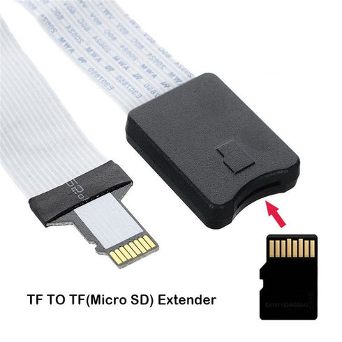 xiwai Micro-SD TF Memory Card Kit Male to TF Female Extension Soft Flat FPC Cable Extender 25cm...