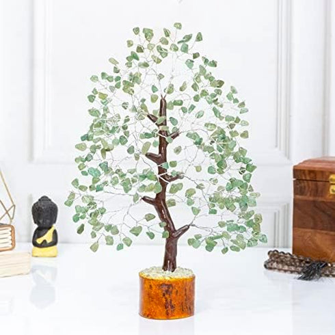 Green Jade Crystals Tree of Life Decor for Shelf Healing Crystals Spiritual Gift Sage Green Office & Room Decor House Warming Gifts New Home Decor...