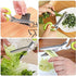 Herbal Scissors Stainless Steel 5 Blade Kitchen Scissors Mince Fresh Herbs & Leafy Greens Kitchen Gadgets Herb Cutter whit Cleaning Comb (Green)...