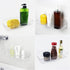 Plastic Wall Mount Organizer, Clear Adhesive Storage Box Organizer No Drilling Hang Walls/Doors for Kitchen, Bathroom, Bedroom, Cabinet, Office, C...