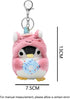 Unicorn Penguin Keychain, Pink Plush Keychain for Christmas Gift, Cute Keychain for Backpacks, Women's Keychain...