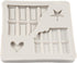 Cookie Fondant Mold Waffle Chocolate Silicone Molds for Cake Decoration Chocolate Cupcake Topper Candy Sugar Craft Polymer Clay Gum Paste...