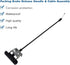 Parking Brake Release for Silverado Tahoe Suburban Avalanche GMC Sierra Yukon Denali Parking Brake Cable with Handle Replace 924-305 15226277...