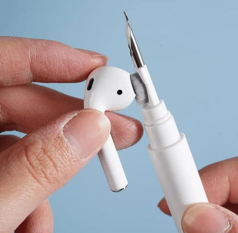 Multi Cleaning Pen Clearner Kit for Airpods; 1/2 Multifunction Cleaning Pen with Soft Brush for Bluetooth Earphones, Case, Mobile Phone, Camera an...