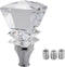 Crystal Diamond Shape Car Gear Stick Shift Shifter Knob Universal fit for Most Manual Transmission or Automatic Transmission Without Lock Button, ...