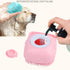 Dog Bath Brush Silicone Rubber Dog Grooming Brush Silicone Puppy Cat Grooming Cleaning for Short Long Haired Dogs and Cats Washing (Pink)...