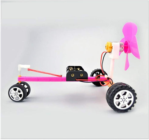 100 Pcs Plastic Roll 2mm Dia Shaft Toys Car Wheel for DIY Model Toy RC Car Truck Building Projects...