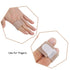 Broken Toe Wraps 8 Pack (Medium Size), Middle Toes Fabric Toe Splint Cushioned Bandages Finger Protectors Straightener Hammertoe Separators...