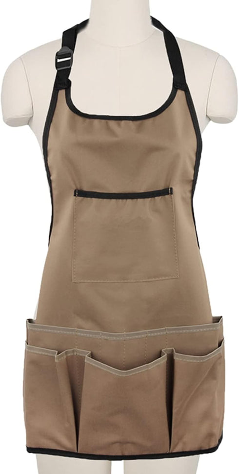 Gardening Apron for Women with Pockets Potting Shed Aprons Greenhouse Accessories Gifts for Gardeners...
