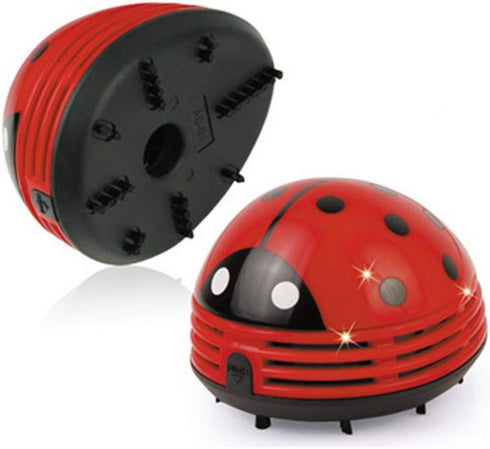 Ladybug Vacuum Cleaner - Mini Vacuum Cleaner Portable Corner Desk Vacuum Cleaner Mini Cute Vacuum Cleaner Dust Sweeper 1Pcs...
