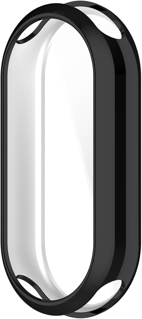Compatible with Xiaomi Band 8 TPU Protective Case Cover, Smartwatch Protective Case Cover Shell Soft and Durable(Black)...