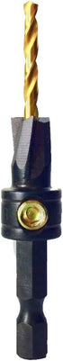 Make it Snappy Tools 1/8 Inch x 3/8 Inch 3-Flute Flat Bottom Counterbore with TiN coated twist drill #32408...