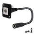 QIANRENON TRS 1/8 Stereo Panel Connector TRS 3.5mm Female to Female Short Cable Pass Through Panel Coupler,XLR Panel Mount, for Stereo Cable Speak...