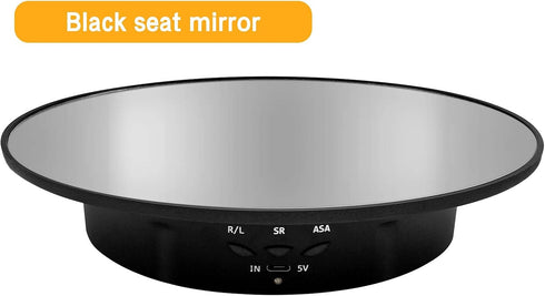 Motorized Rotating Display Stand, 7.87inch /17.6LB Load?Mirror Covered 360 Degree Turntable Display Stand for Photography Products and Shows, Max ...