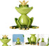 Holibanna Outdoor Statues - Frog Statue Collectible Frogs Toad Toads Royalty Fairy Tale Sculpture Garden Frog Figurine Sculpture Figure Green Frog...
