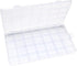 Eppingwin 28 Grids Bead Organizer, Craft Organizers and Storage, Acrylic Organizers, Plastic Bead Organizer Box for Crafts Organizing Storing...