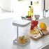 Originals Metal Countertop Trash Can Garbage Bag Holder for Home Kitchen (White) …...