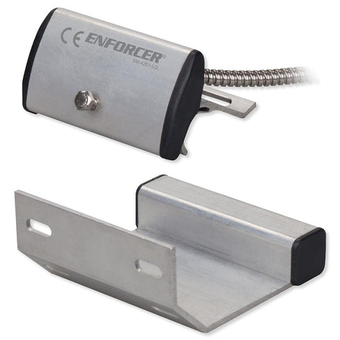 Seco-Larm SM-4201-LQ Track-Mount Overhead Door Magnetic Contact Switch, Rugged Aluminum Housing, 36" Wire Leads, for Closed Loop Circuits, 3" Gap,...
