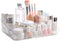 SUNFICON Makeup Tray Organizer Cosmetic Display Case Office Stationery Storage Holder Countertop Storage Unit Makeup Box for Bathroom Drawers,Vani...
