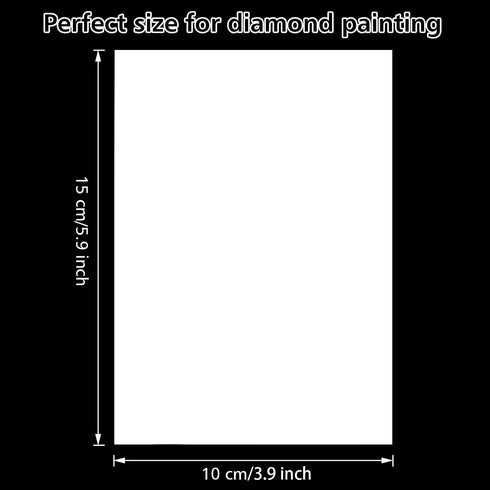ALKRITA 200PCS Diamond Painting Release Paper Non-Stick Cover Replacement for Embroidery Supplies, Double Sided, 5.9 x 3.9 Inch...