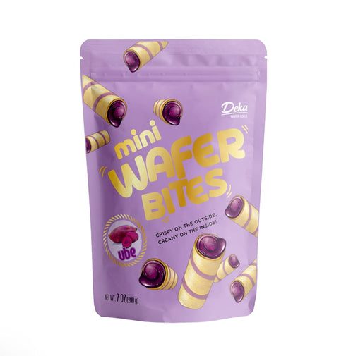 Deka Mini Wafer Bites (Ube, Pack of 1)...