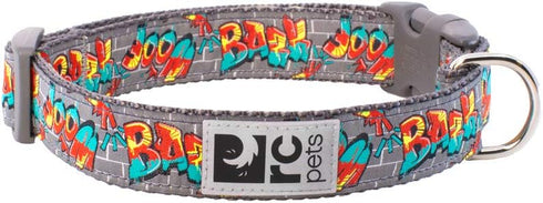 RC Pets 1" Adjustable Dog Clip Collar, Medium, Graffiti...