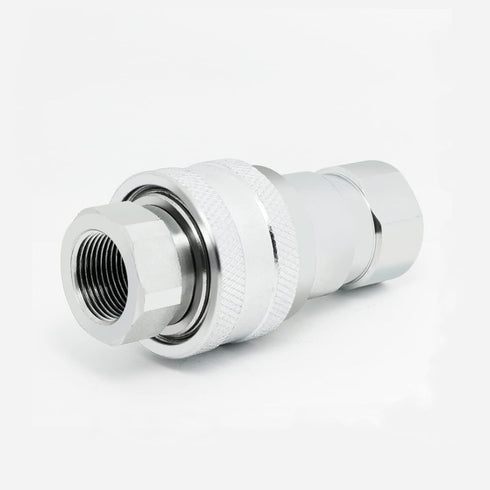 Hydraulic Coupler 1/4 NPT ISO 5675, CEKER Quick Connect Pioneer Style Agricultural Hydraulic Coupling Tractor Couplers...