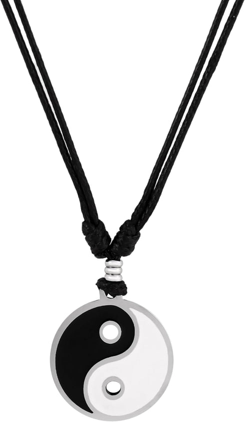 Sacina Gothic Yin Yang Pendant Neckace, Yin Yang Necklace, Gothic Necklace, Black Choker Necklace, Jewelry Gift for Women...