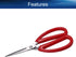 Auniwaig Sewing scissors, 5.90 inch sharp Embroidery Crafting Threading Scissors with Leather Scissors Cover for Office Home School Sewing Fabric ...