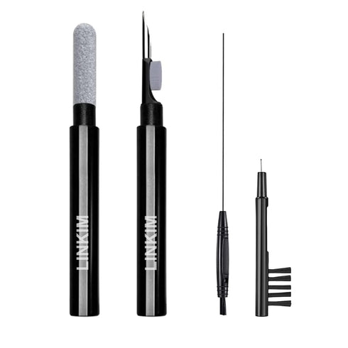 Cleaner Kit For Hearing Aid Sound Amplifier, Cleaning Pen 3 in 1 Compact Portable Multifunctional Cleaning Kits (Black)...
