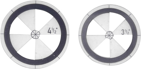 Circle Quilting Template CHENJIN 5PCS Circle Ruler Quilting Template Set for Quilting Circle Rulers Quilt Arc Circle Cutter Ruler, 5 Size...