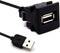 USB Port Car Charger for Toyota,USB Extension Power Cable Cord Socket Poet for Toyota after 2019 Compatible with iPhone/Samsung MP4/3(26 * 23cm)...
