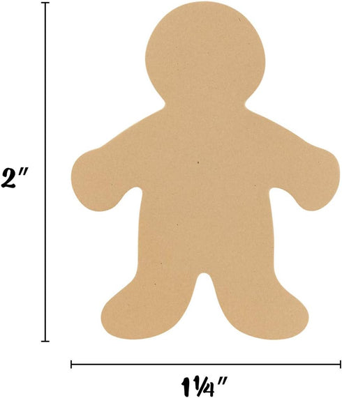 Hygloss Products People Paper Cut Outs Culturally Diverse Family, Cardstock, 2" Mini, 100 ct, 2-Inch, Assorted...